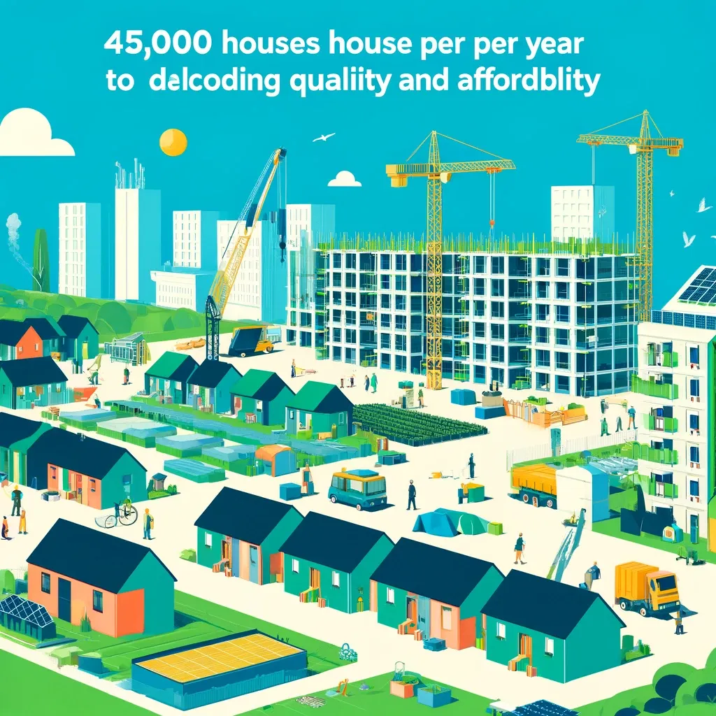 Portugal needs to build 45,000 houses a year to solve the housing crisis.
