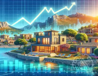 A decline in housing prices in Spain, but an increase in the Balearic Islands.