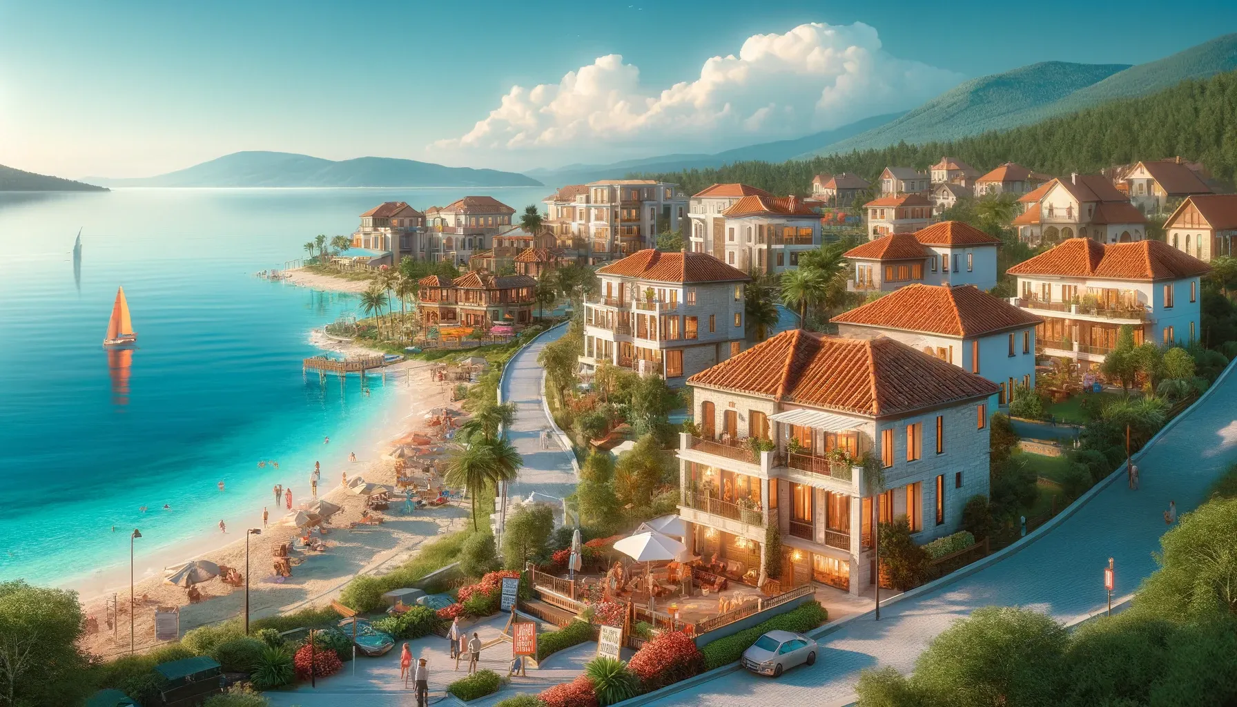 Real estate by the sea is getting cheaper and cheaper.