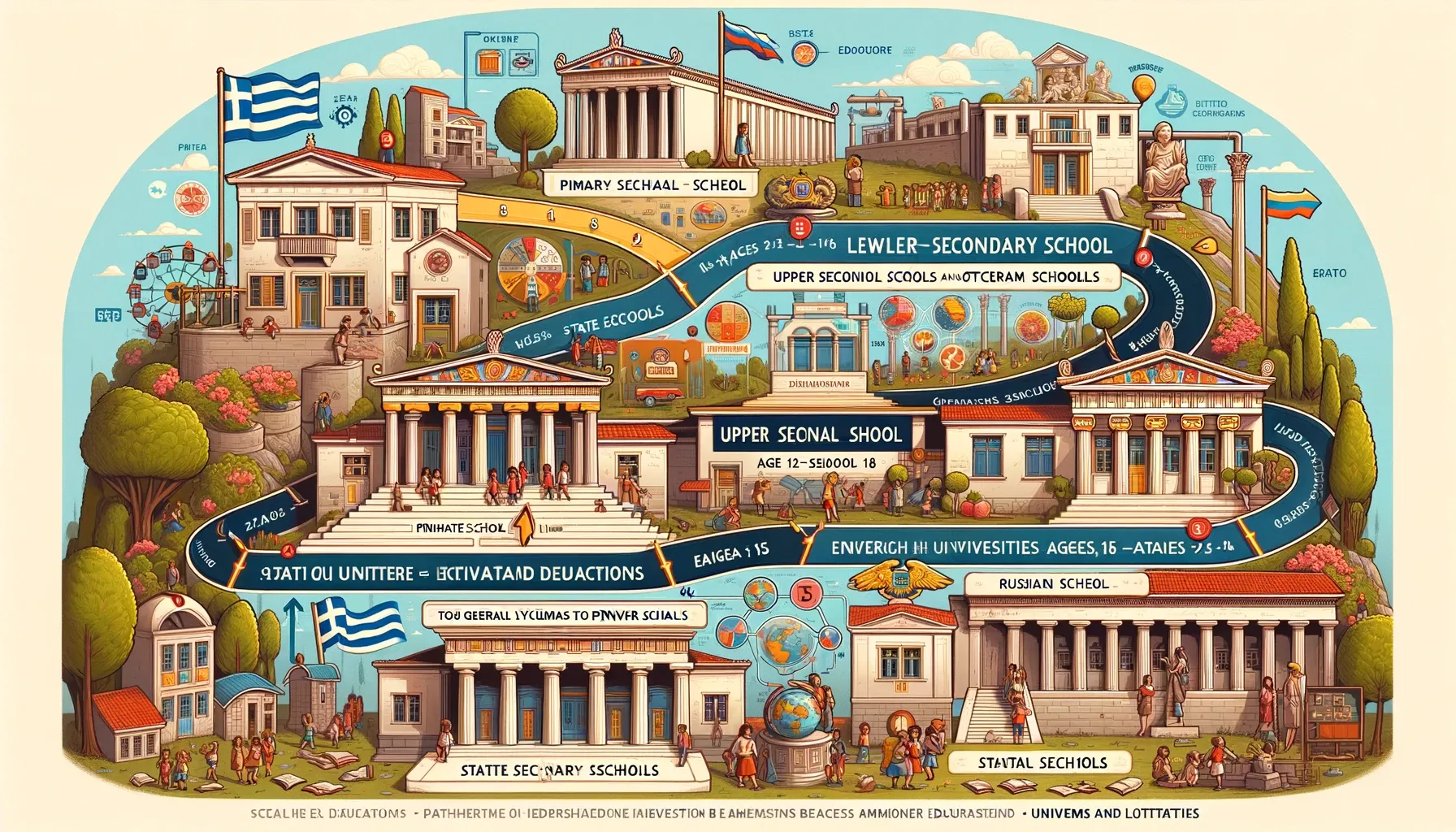 Education in Greece: preschool, secondary, higher