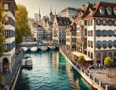 Picturesque Zurich: the business capital of Switzerland