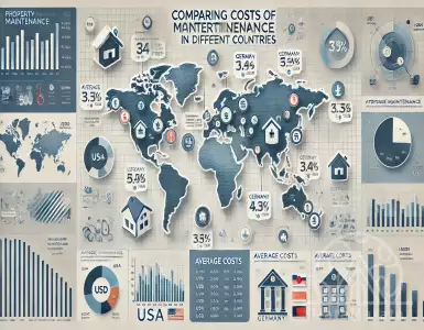 How much does it cost to maintain a home in different countries?