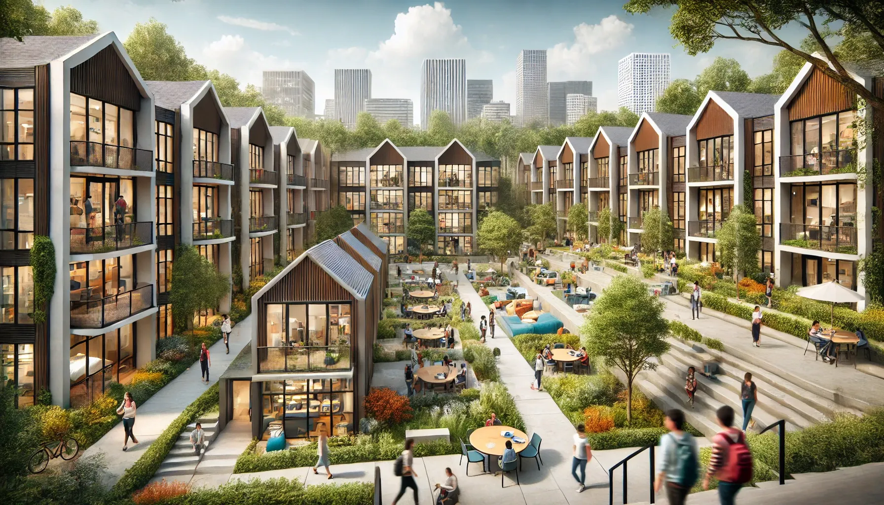 A variety of student housing options in the United States
