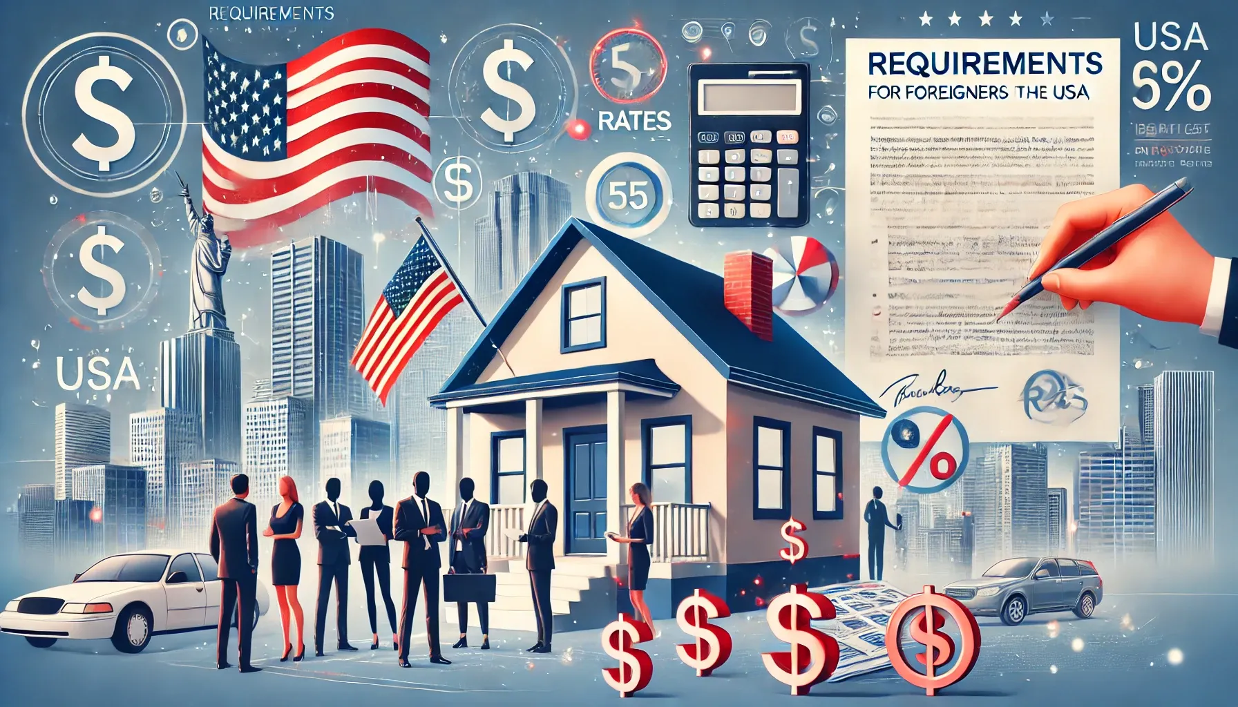 How can a foreigner obtain a mortgage in the USA?