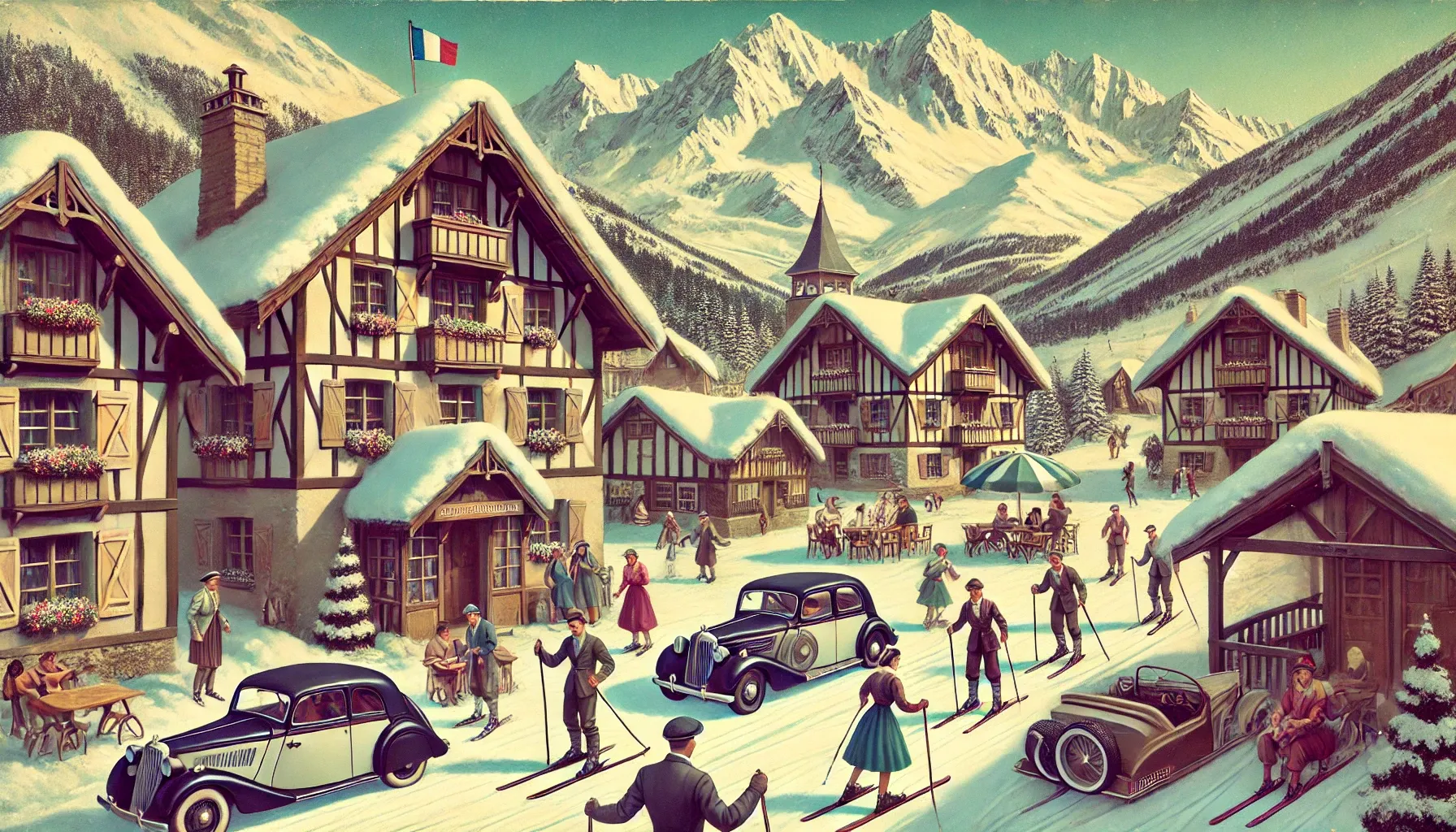 The history of the development of the Courchevel resort