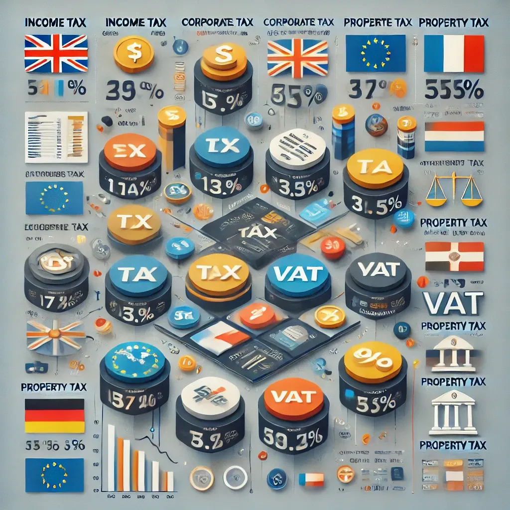 Taxes in Europe: Differences and Similarities