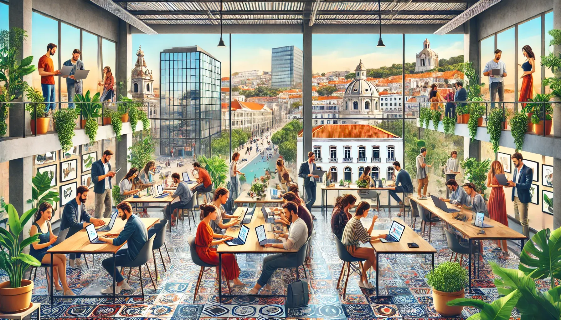 What does the Digital Nomad Visa in Portugal offer?