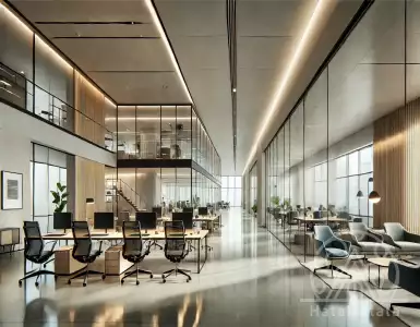 What are the expense and income items associated with owning commercial real estate?