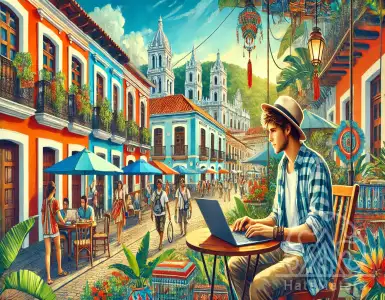 A woman from St. Petersburg who travels