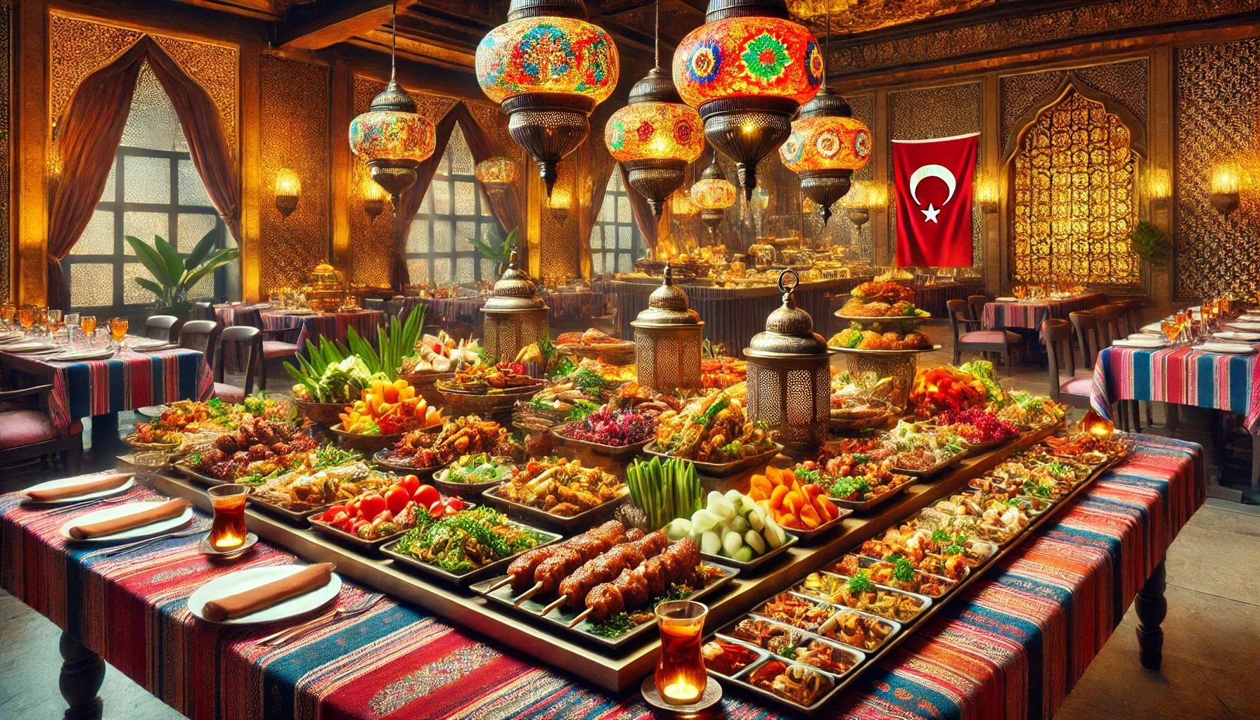 Buffet in Turkey: hustle and happiness