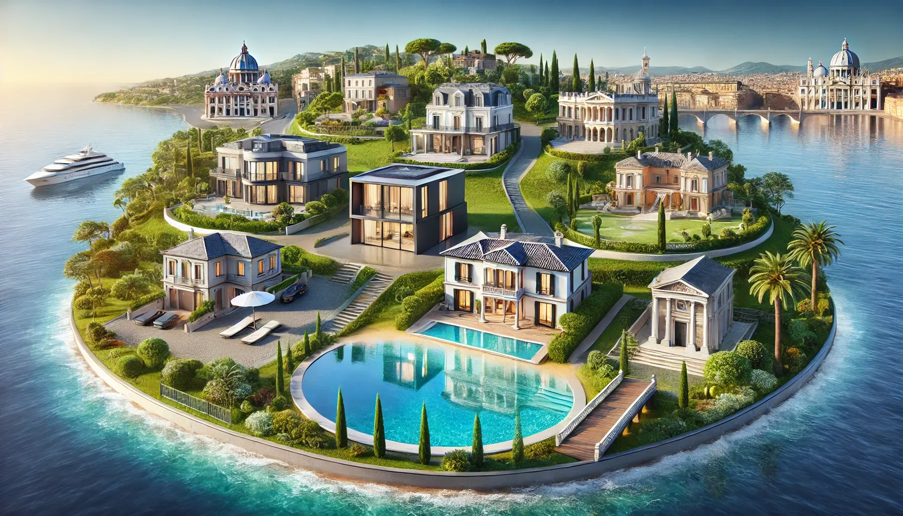 Historical estates of the world: Luxury and prestige