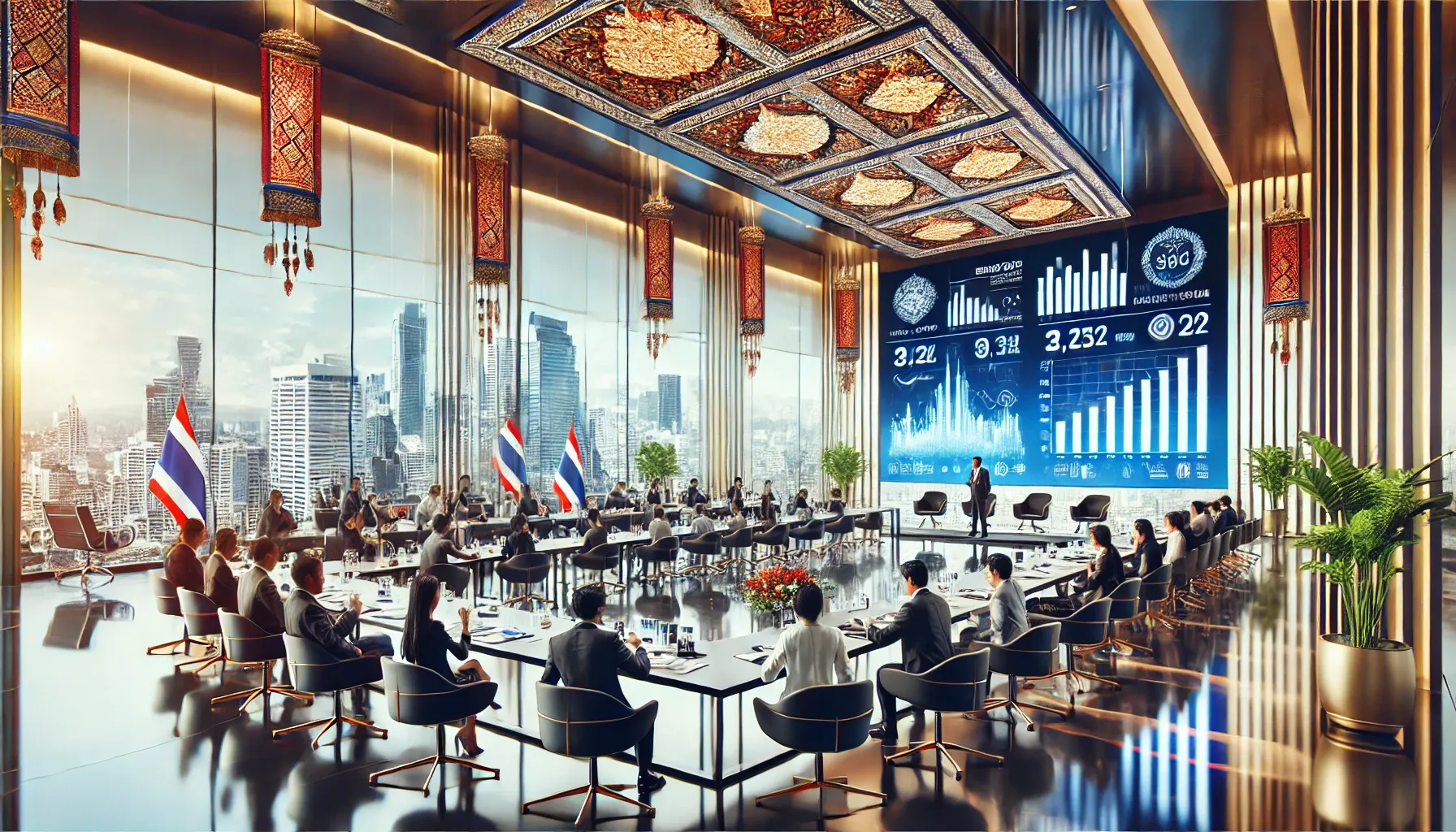 Why does Thailand rank third in GDP growth in Asia?