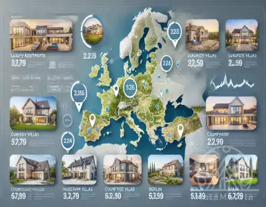 What are the real estate prices in countries popular among Russians?