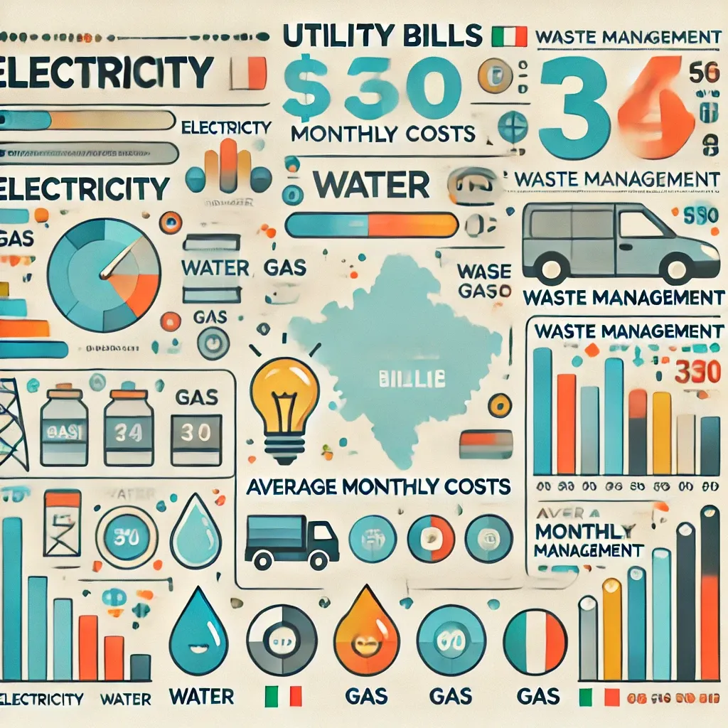 How to manage utility expenses and property taxes in Italy?