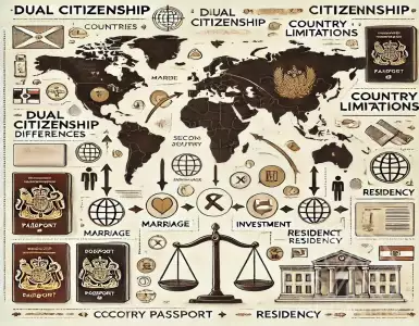 What are the differences between dual citizenship and second citizenship?