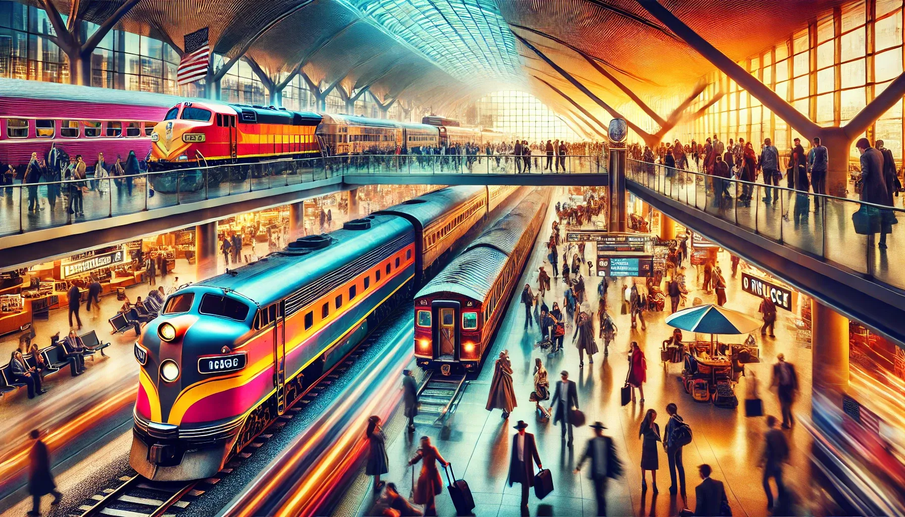 What is the transportation system like in the USA? An overview of air, road, and rail transport.