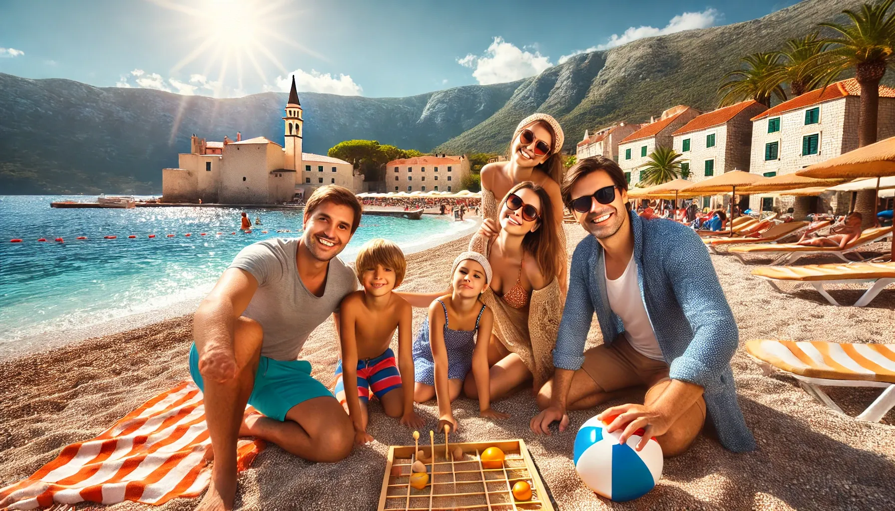 Why did the family choose Budva for living and working?
