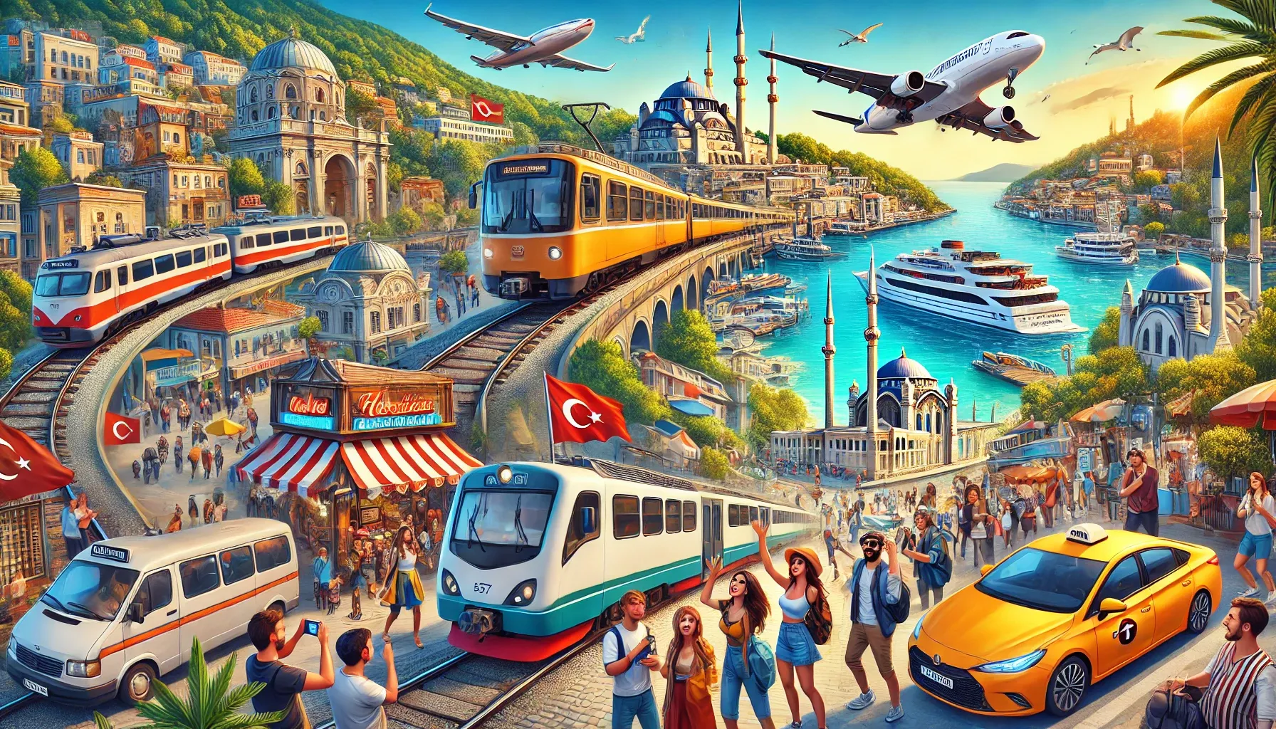 How can I quickly and conveniently get to Turkey from Russia?