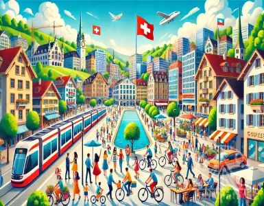 Why does Switzerland attract foreign specialists and students?