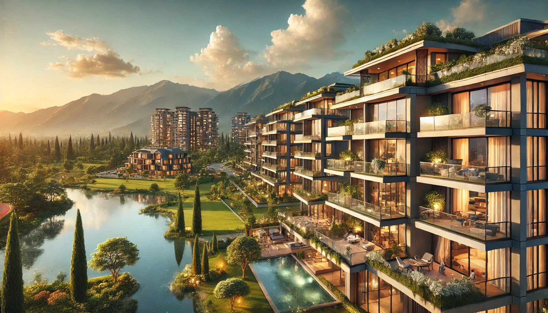 How nature influences the choice of housing: the aesthetics of views and the comfort of modern living.