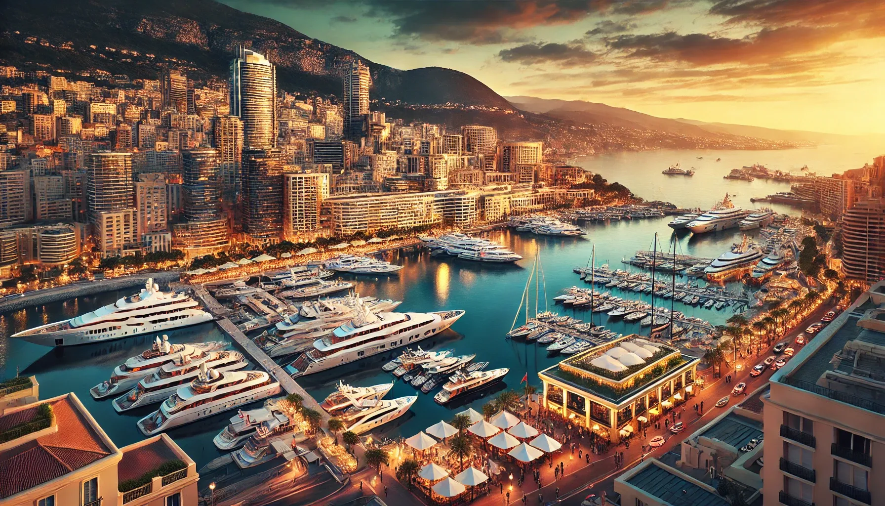 Why does Monaco attract the rich and famous from all over the world?