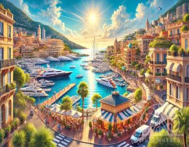 Why does Monaco attract the rich and famous from all over the world?