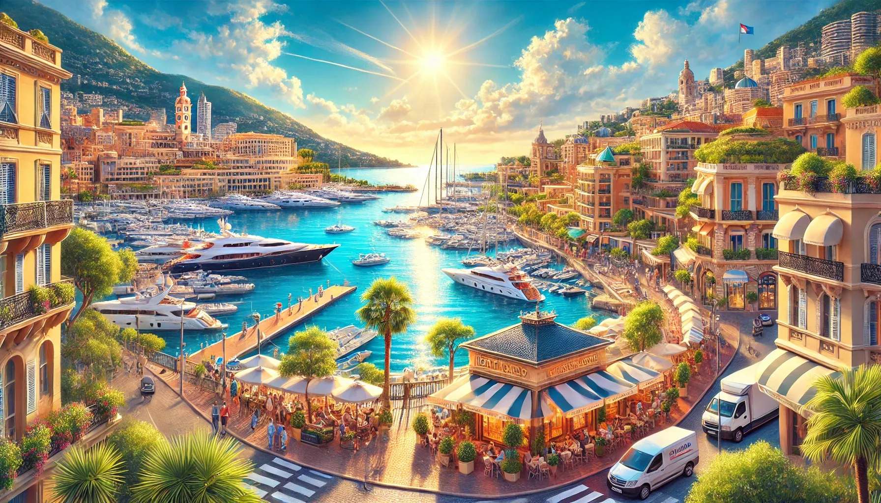 Why does Monaco attract the rich and famous from all over the world?