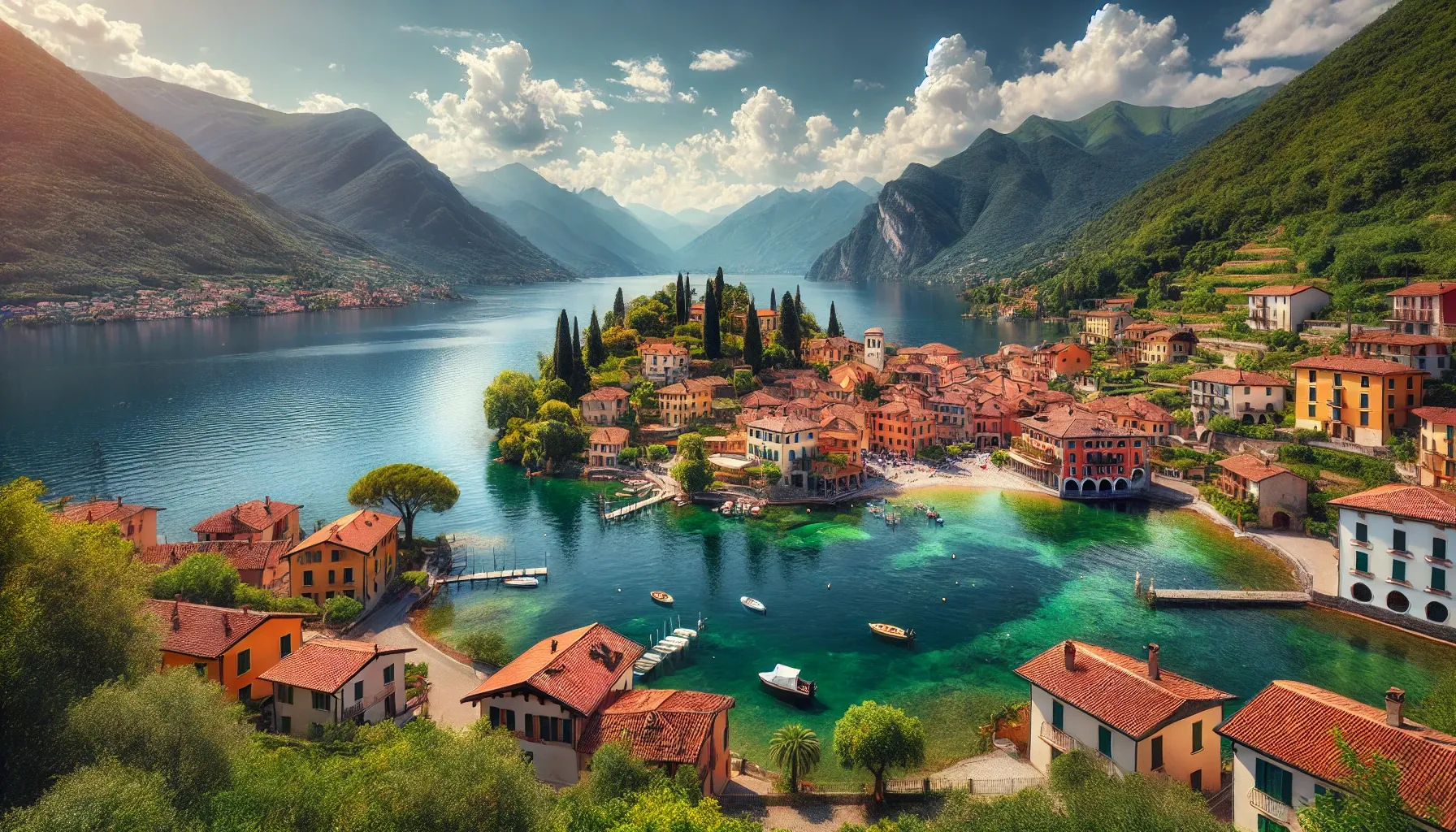 Why is it worth visiting the picturesque Lake Iseo in Italy?