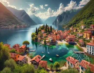 Why is it worth visiting the picturesque Lake Iseo in Italy?