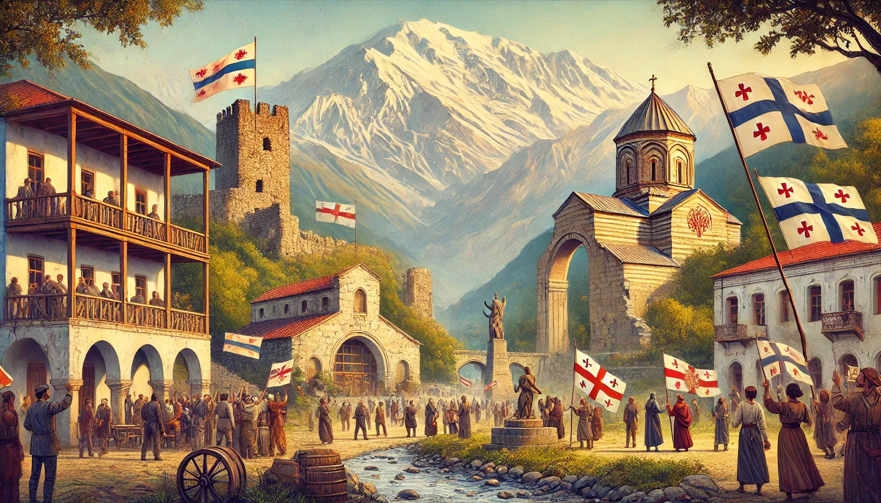 What is known about the geography and population of Abkhazia?