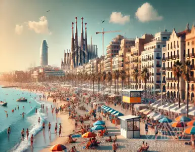 Why does Barcelona attract emigrants and tourists with its atmosphere?
