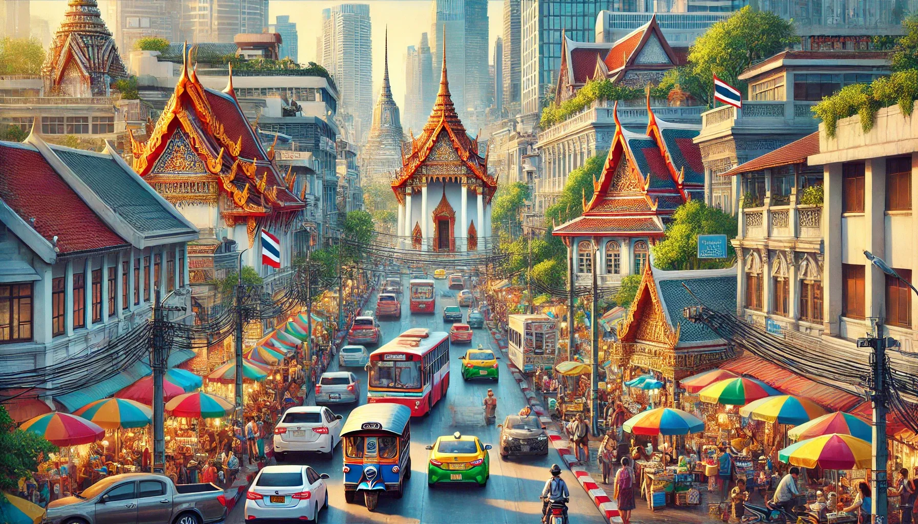 How does life in Bangkok differ from other cities in Asia?