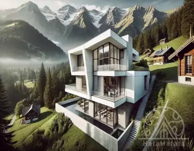 What kind of house would you build in Switzerland with an unlimited budget?