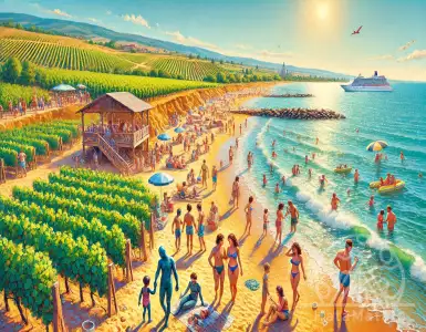 Why does Pomorie attract tourists and what should one know about the resort?