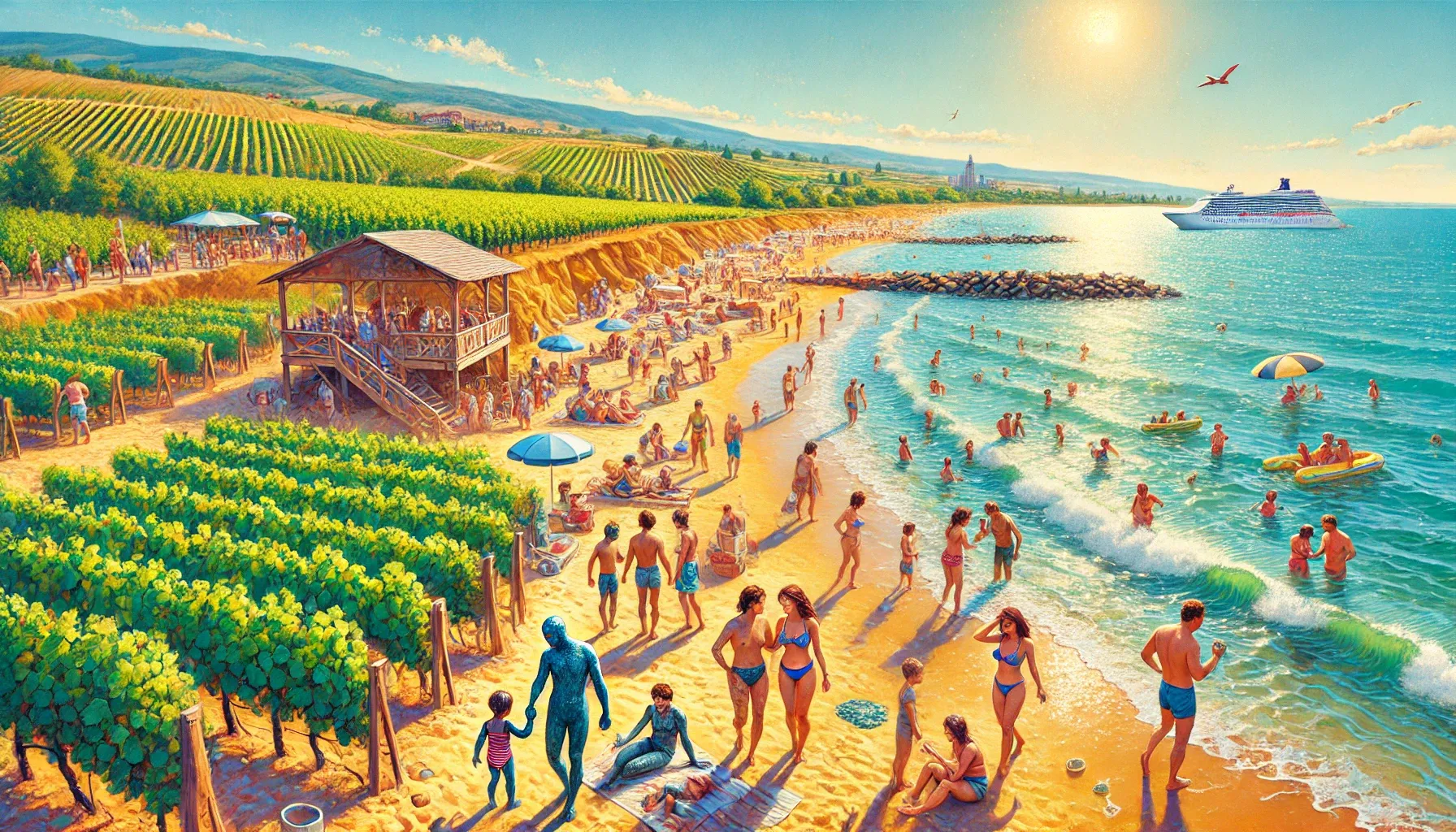 Why does Pomorie attract tourists and what should one know about the resort?