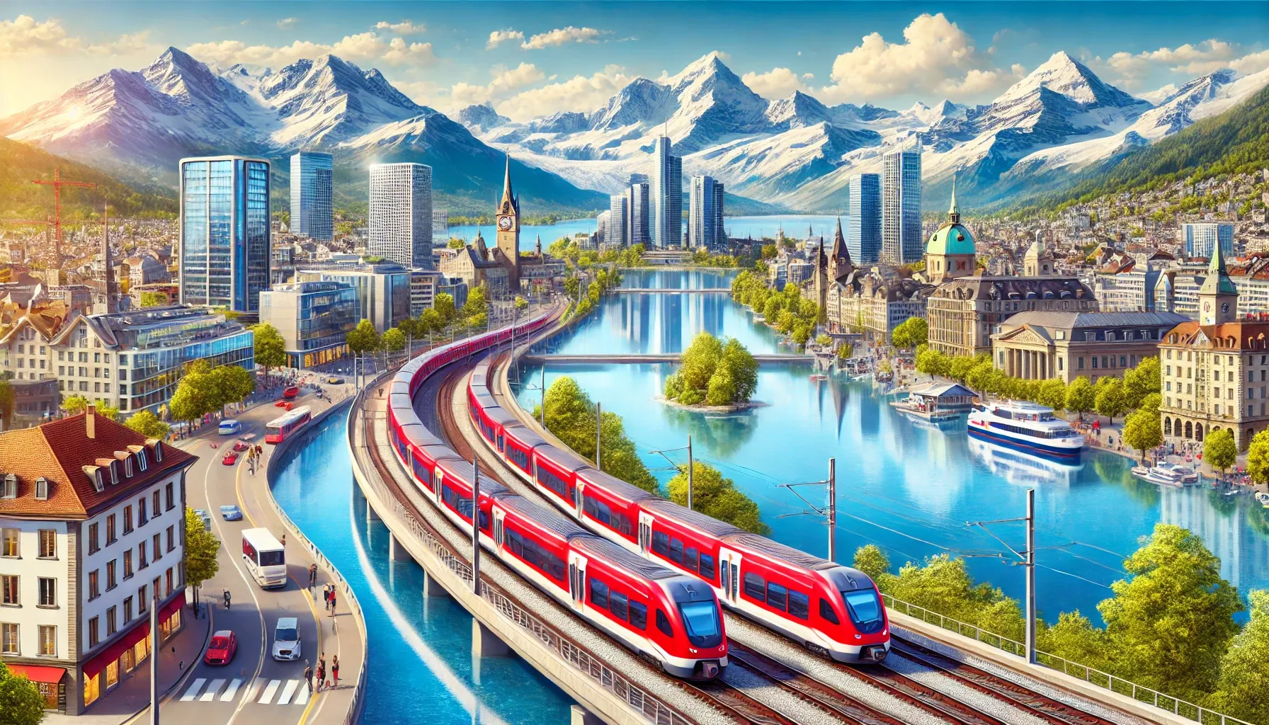 How to travel conveniently in Switzerland: from planes to trains and cars