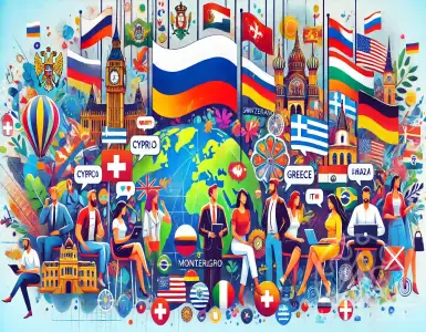 How do Russian-speaking forums help with adaptation in different countries?