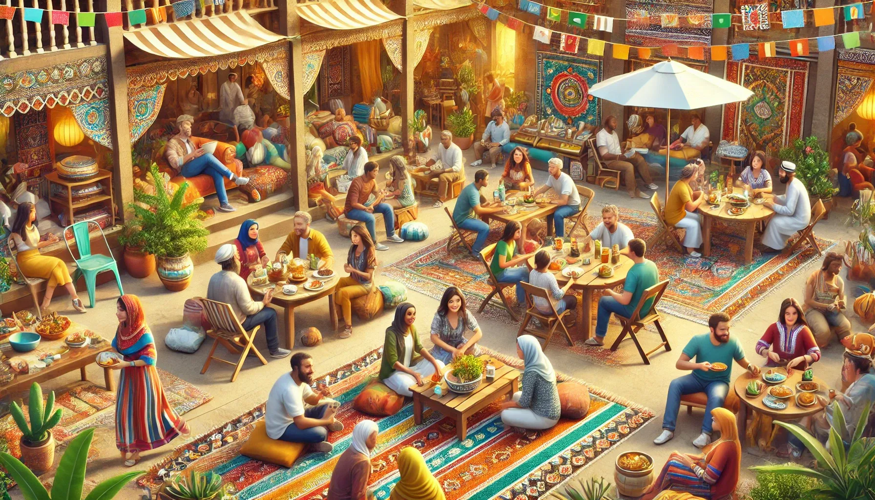 How do Russian-speaking forums help with adaptation in different countries?