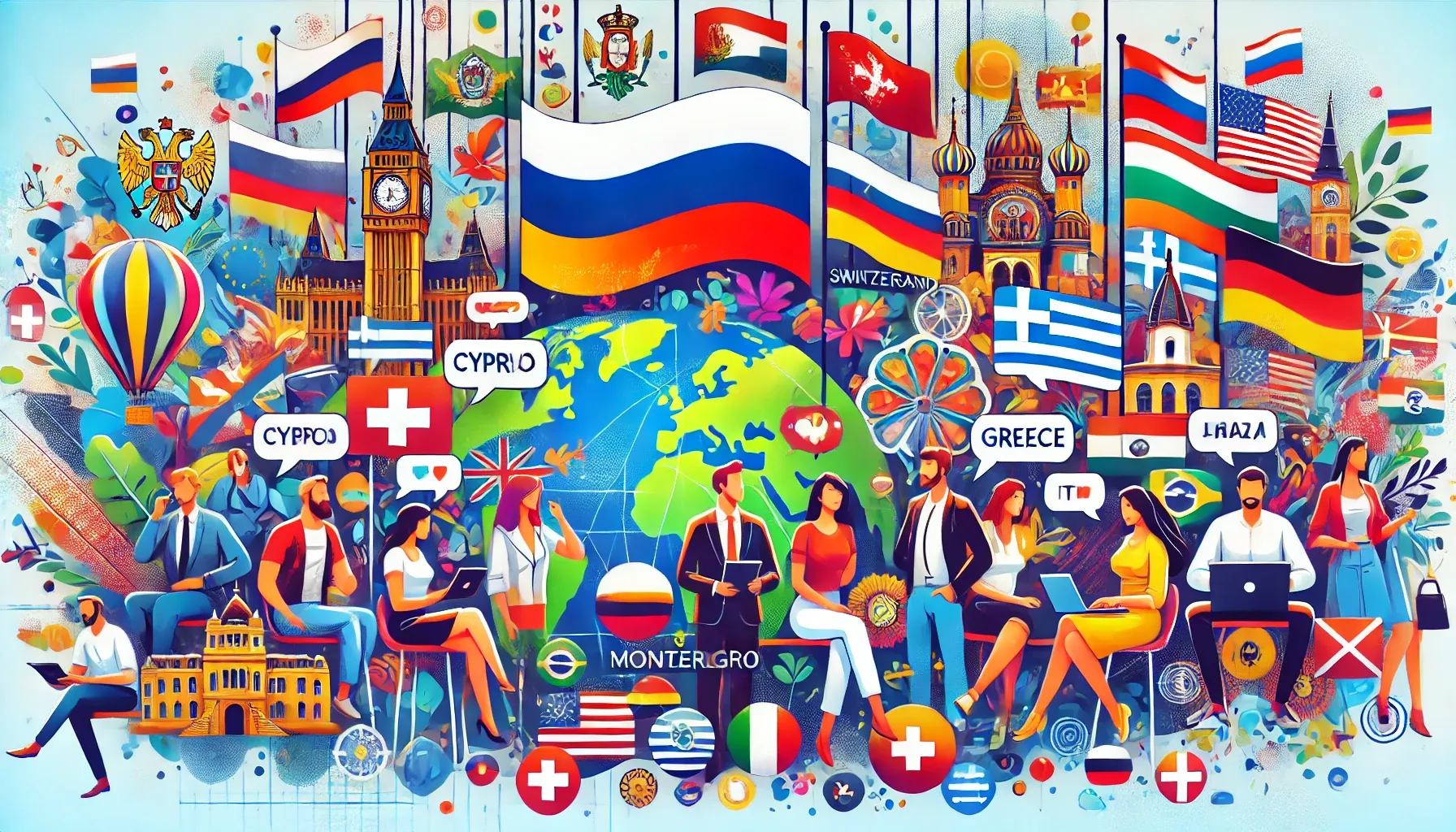 How do Russian-speaking forums help with adaptation in different countries?