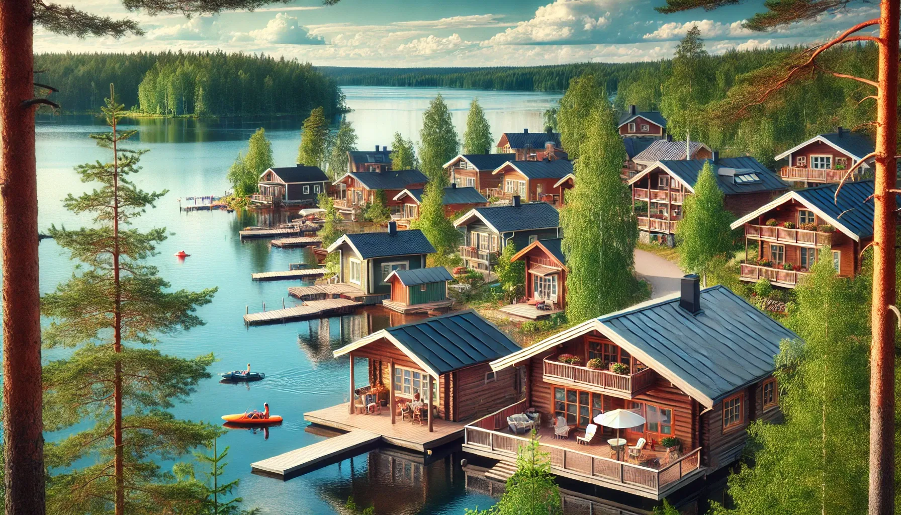 Why do Russians prefer real estate on Lake Saimaa in Finland?