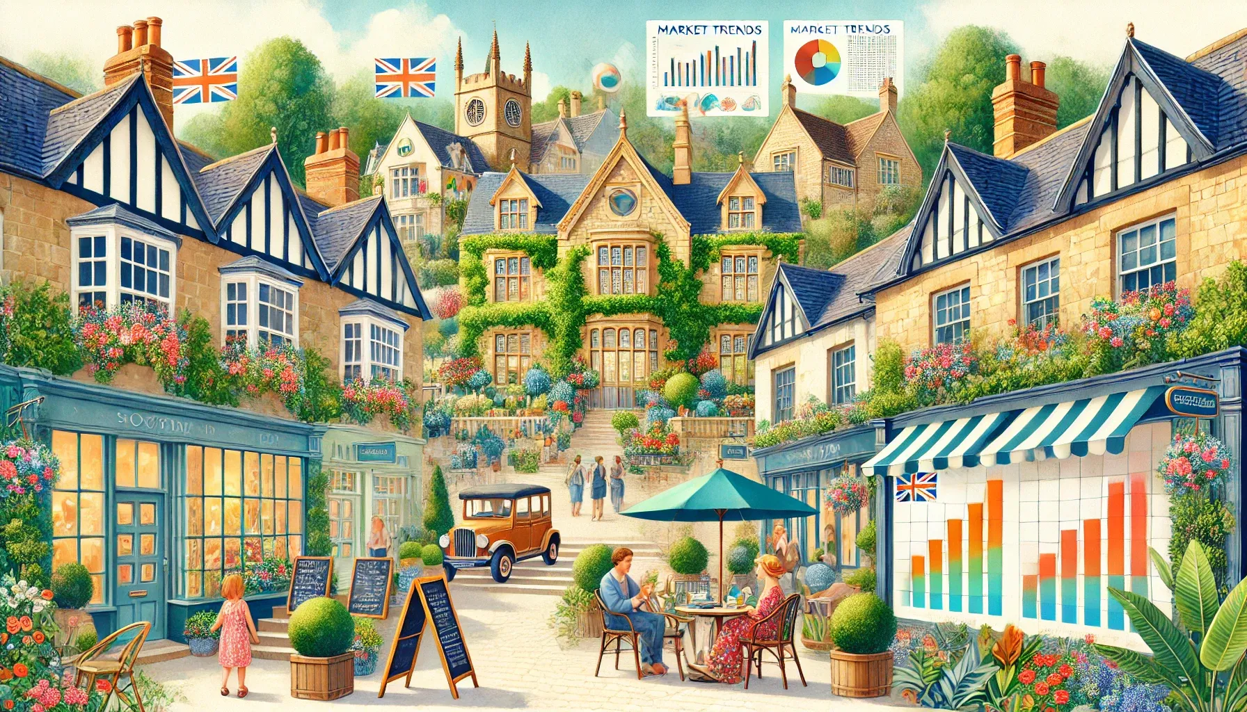How is the economy of northern English cities thriving?