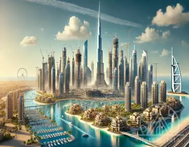Why has Dubai become a center for luxury real estate in the international market?