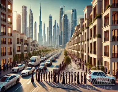 What is the reason for the high demand for luxury real estate in Dubai in 2023?