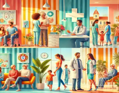 How does the free healthcare system in Portugal work for foreign citizens?