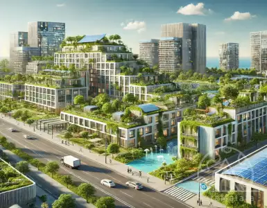 How is "green" construction changing the face of modern cities?