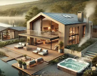 Why did the family choose a house in Hévíz for their new life in Hungary?