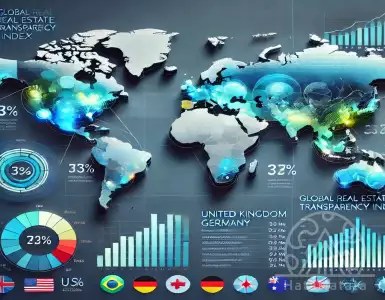 What are the results of the real estate market transparency index according to JLL?