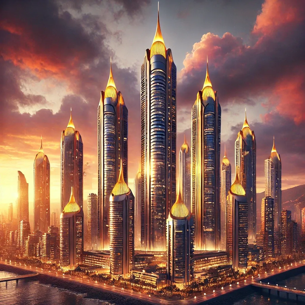 How did the economic crisis hinder the completion of the Intempo skyscraper?