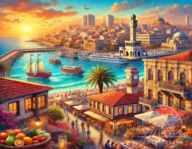 What does Izmir offer as a modern metropolis and resort?