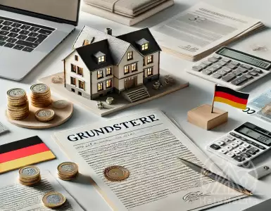 What are the main taxes for non-residents when purchasing real estate in Germany?